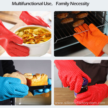 Silicone Gloves Microwave Oven Dishwashing Gloves